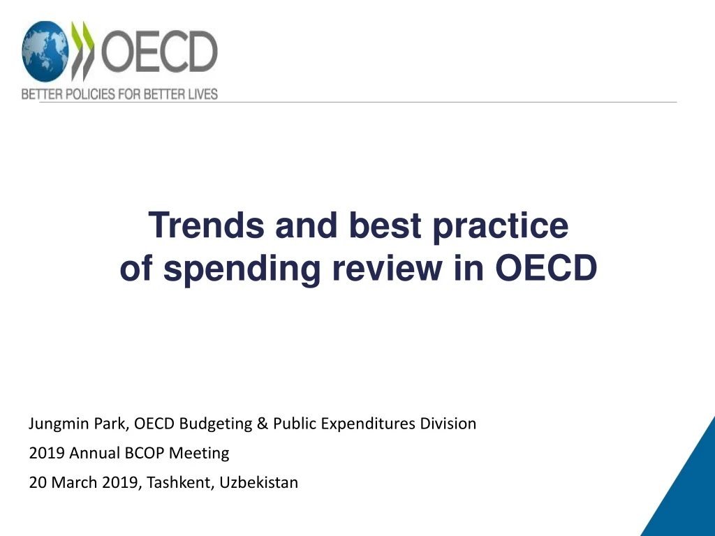 trends and best practice of spending review in oecd