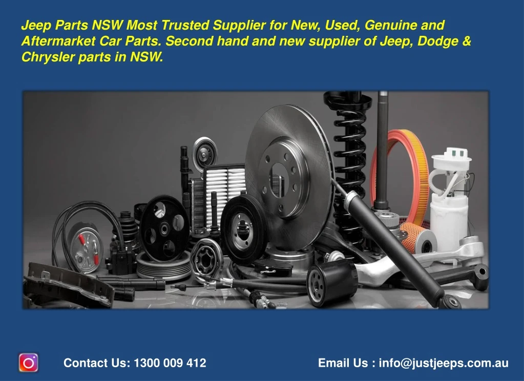 jeep parts nsw most trusted supplier for new used