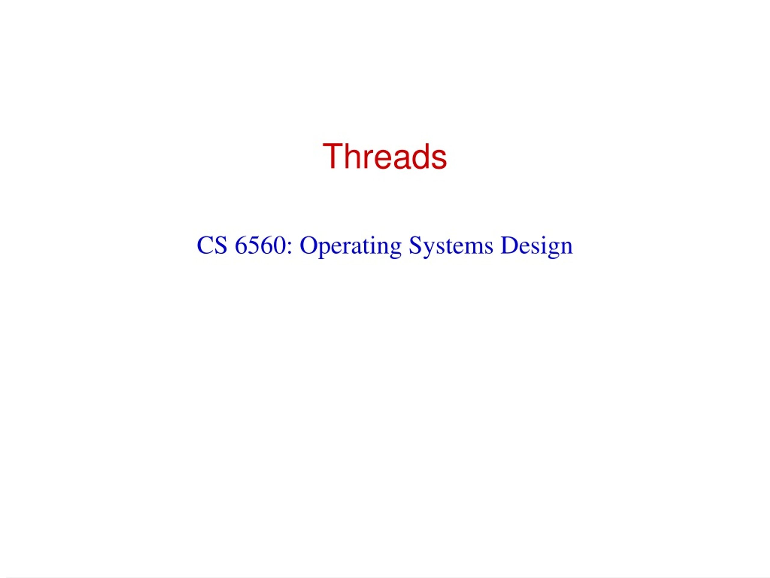 Threads - slide 1