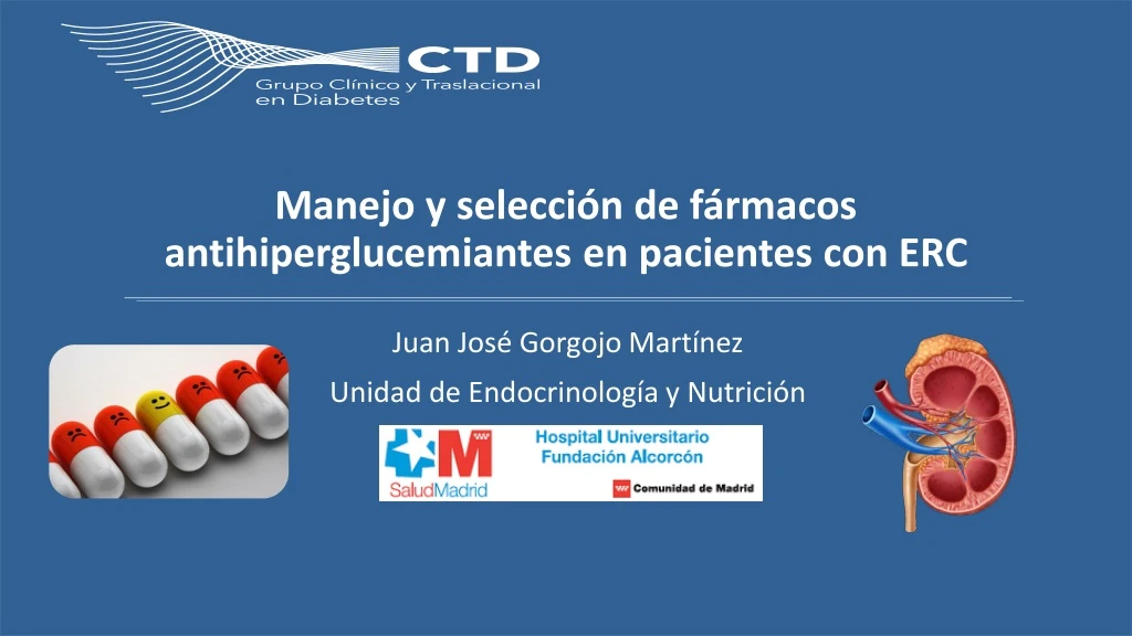 manejo y selecci n de f rmacos antihiperglucemiantes en pacientes con erc