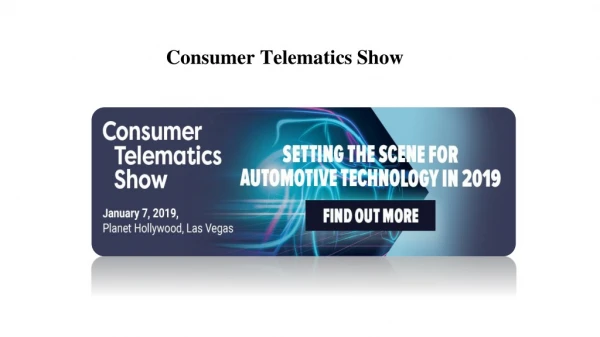 consumer telematics show