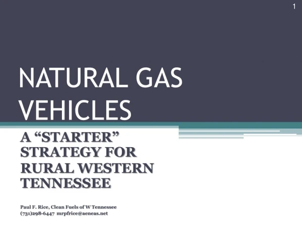NATURAL GAS VEHICLES