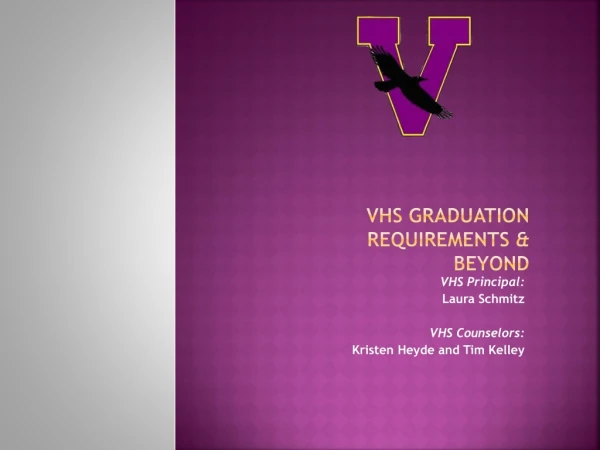 V HS Graduation Requirements &amp; Beyond
