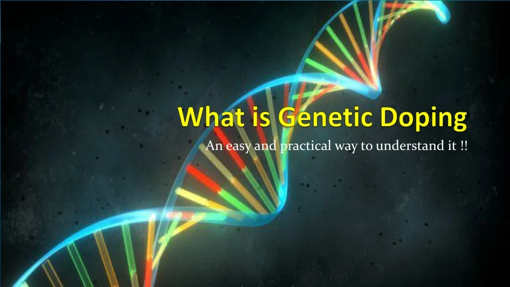 what is genetic doping