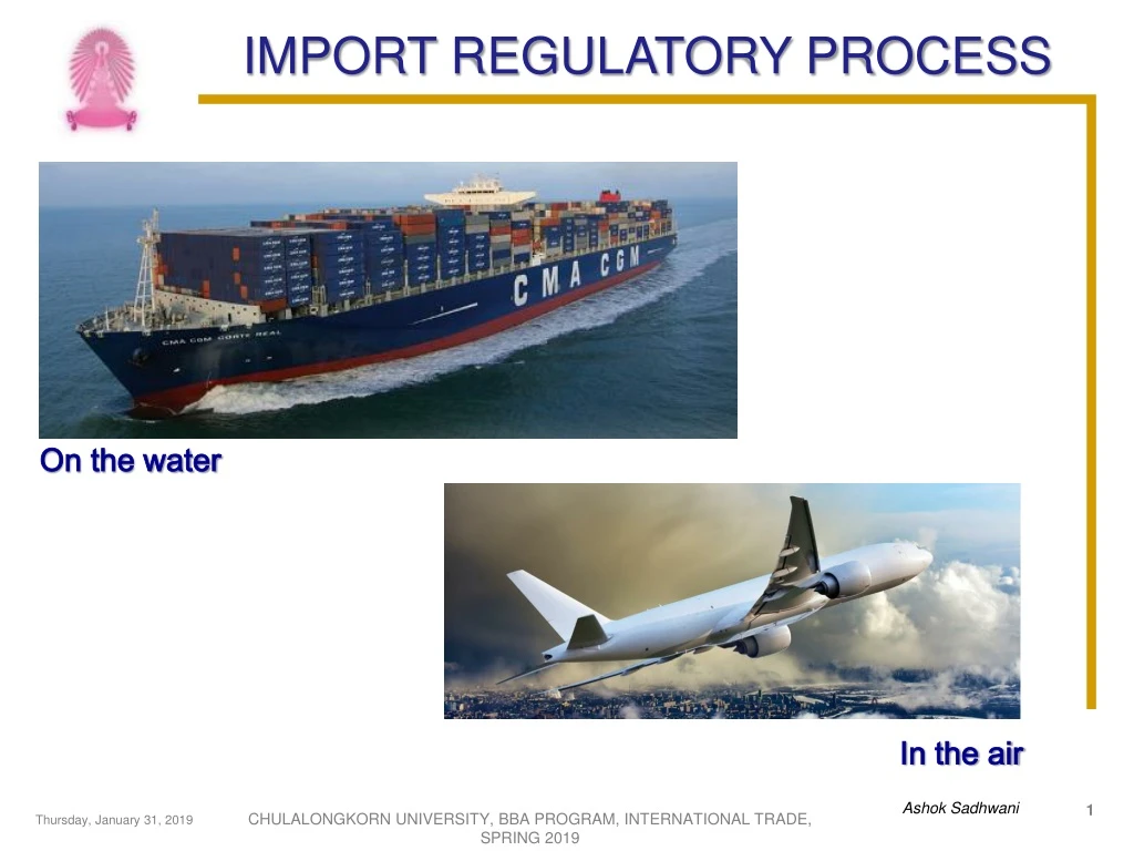 import regulatory process