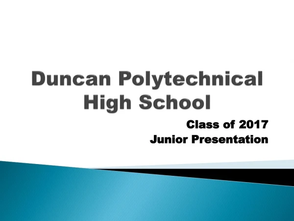 Duncan Polytechnical High School