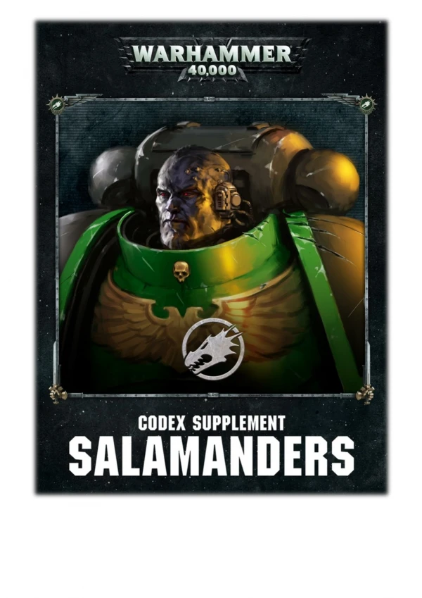 [PDF] Free Download Codex supplement: Salamanders Enhanced Edition By Games Workshop