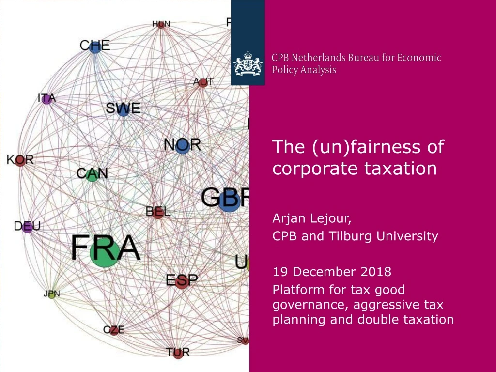 the un fairness of corporate taxation