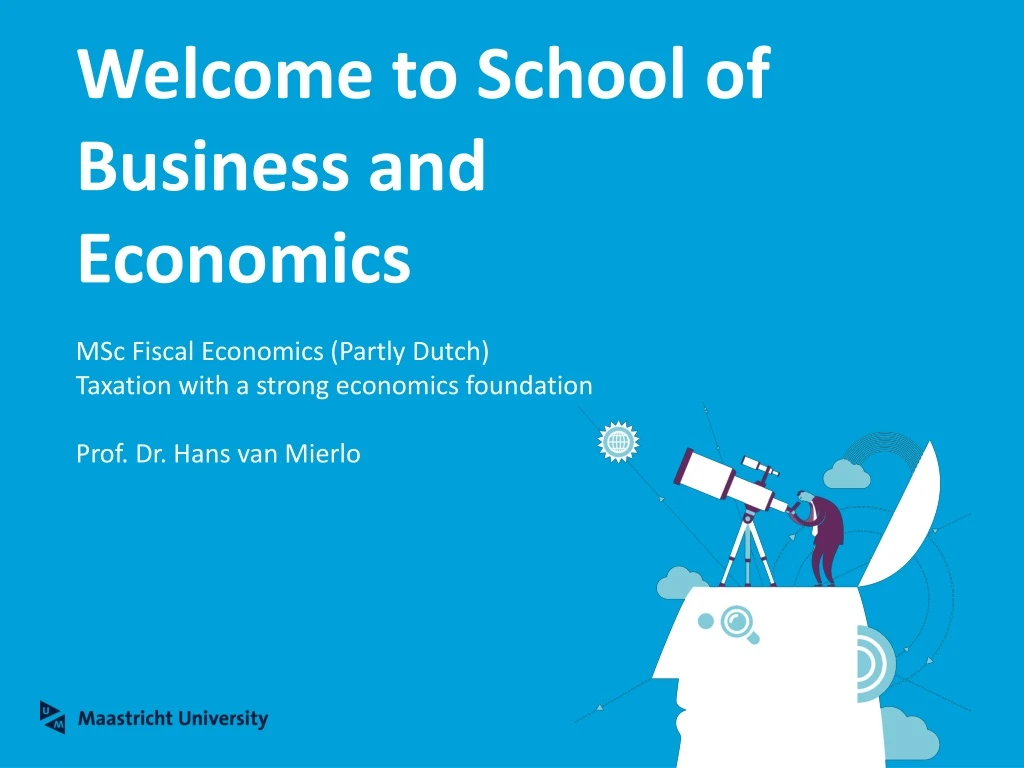 welcome to school of business and economics