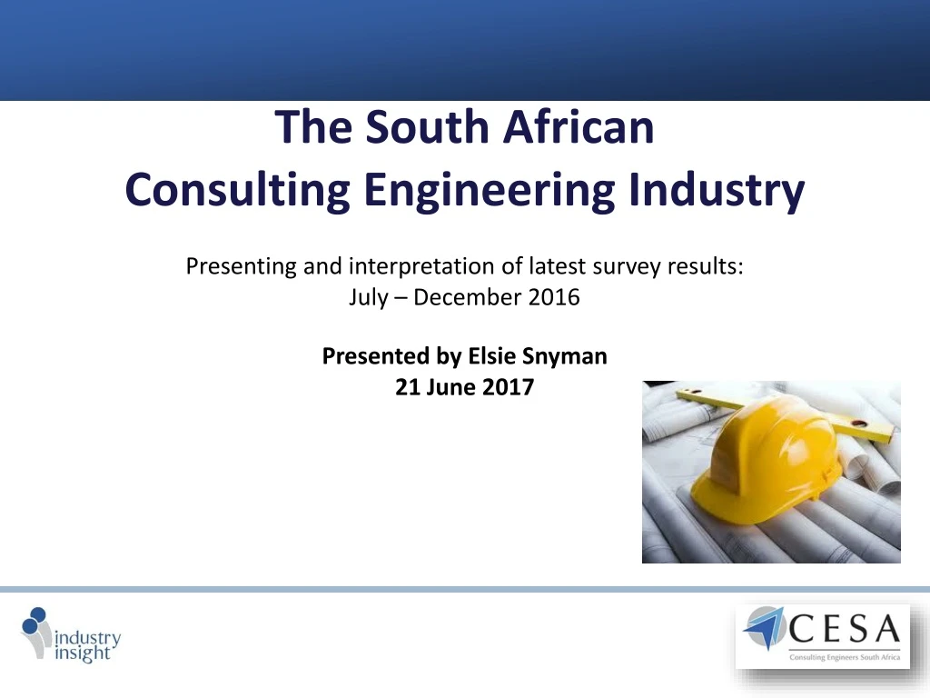 the south african consulting engineering industry