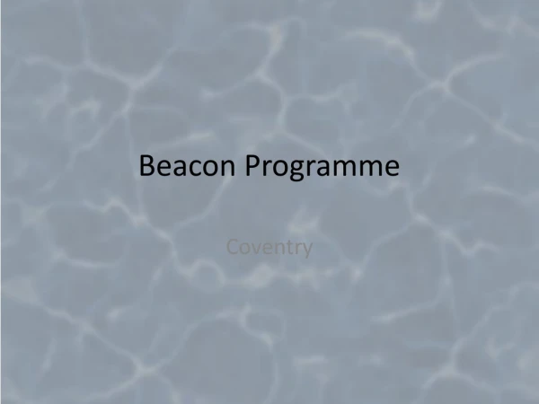 Beacon Programme