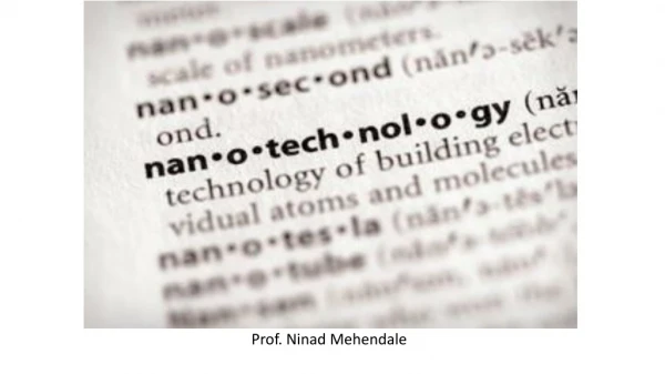 Prof. Ninad Mehendale