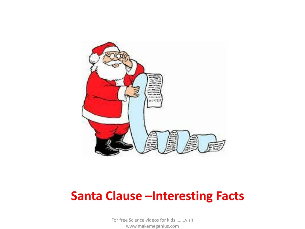 santa clause interesting facts