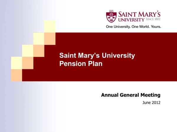 Saint Mary’s University Pension Plan