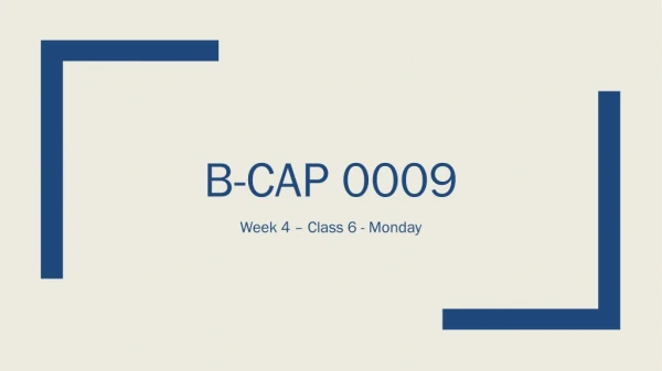 B- CaP 0009