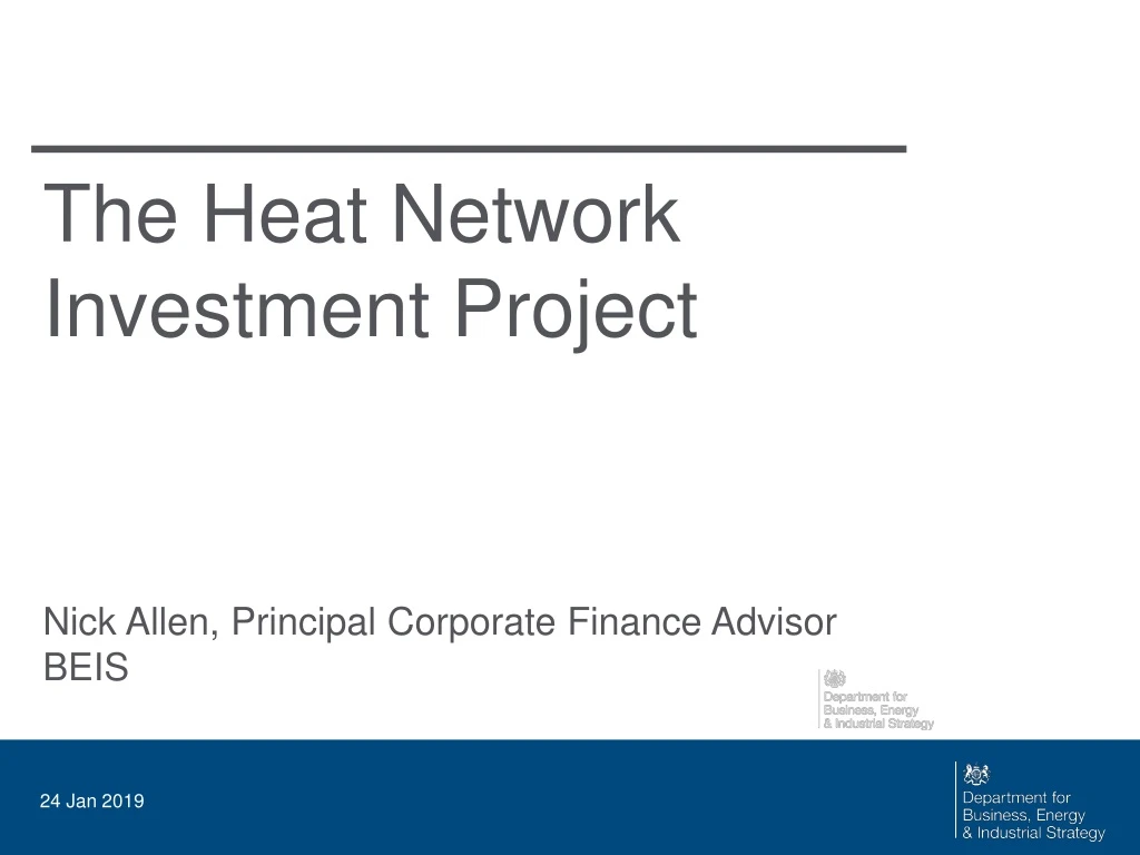 the heat network investment project