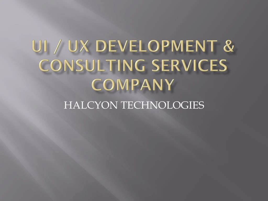 halcyon technologies