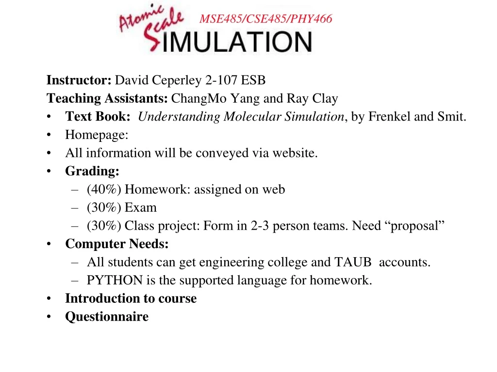 mse485 cse485 phy466