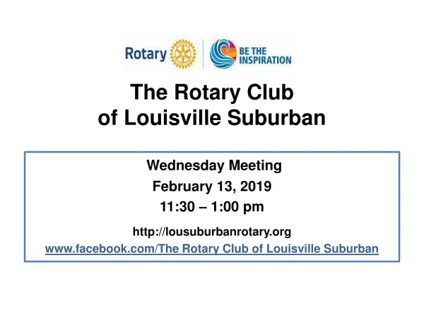 The Rotary Club of Louisville Suburban