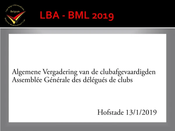 LBA - BML 2019