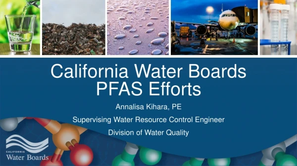 California Water Boards PFAS Efforts