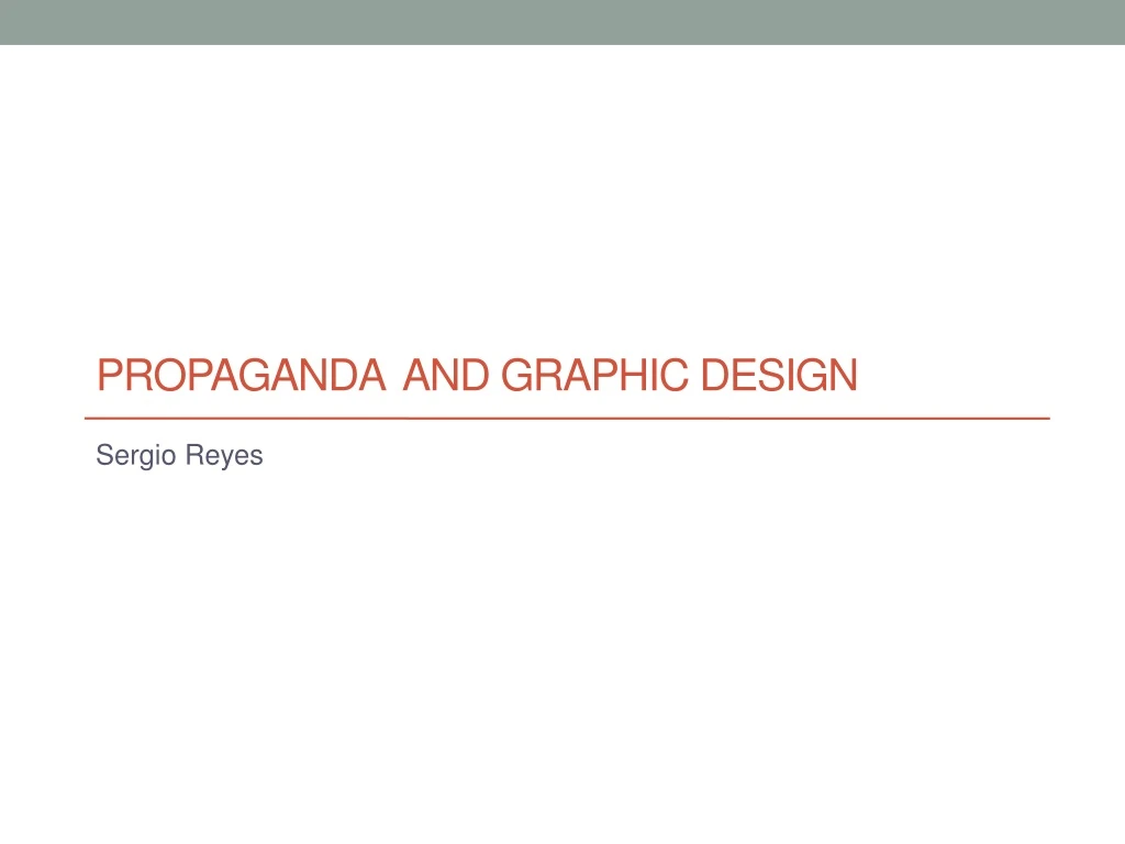 propaganda and graphic design