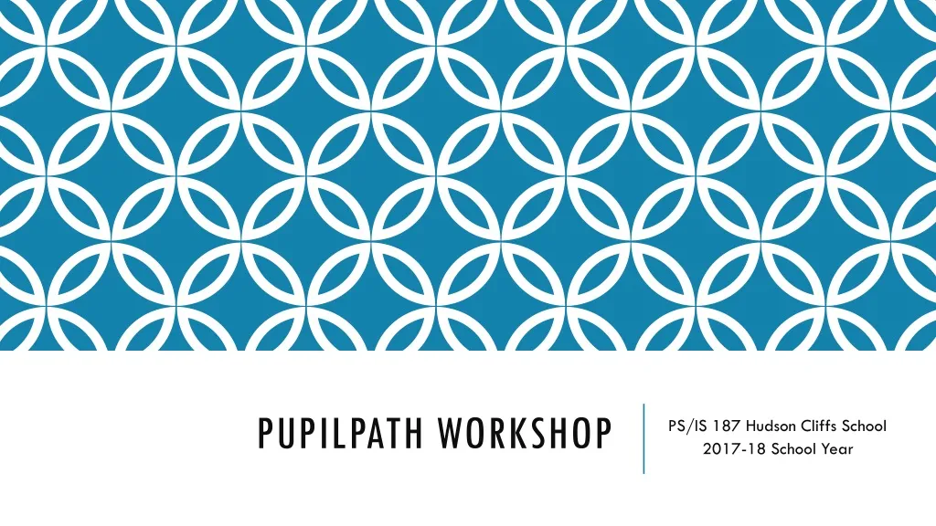 pupilpath workshop