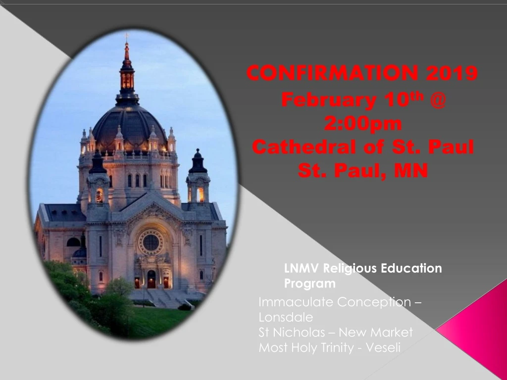 confirmation 2019 february 10 th @ 2 00pm