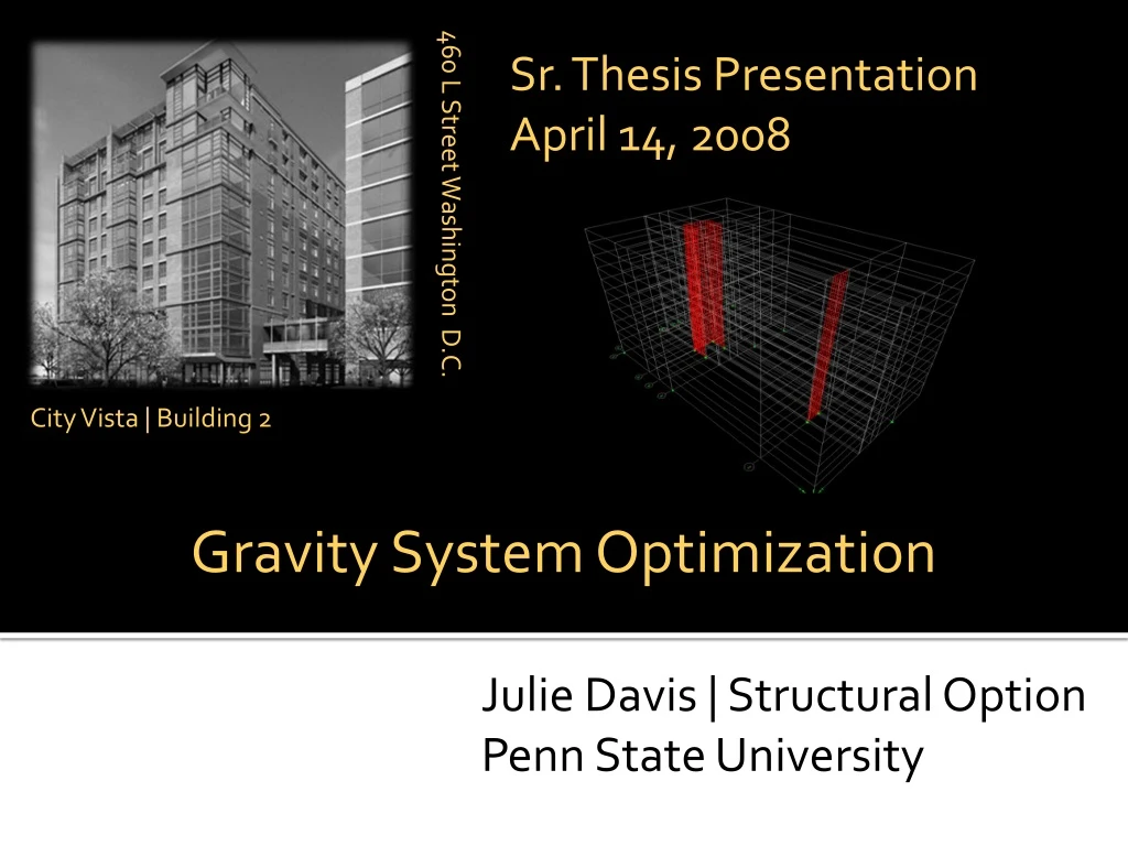 sr thesis presentation april 14 2008