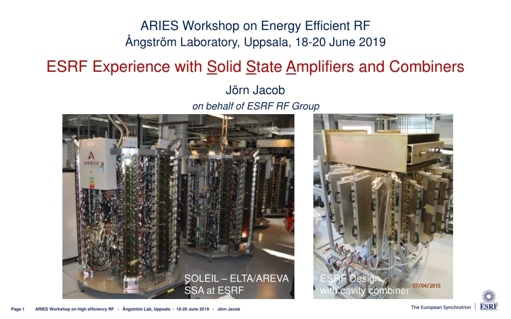 aries workshop on energy efficient rf ngstr
