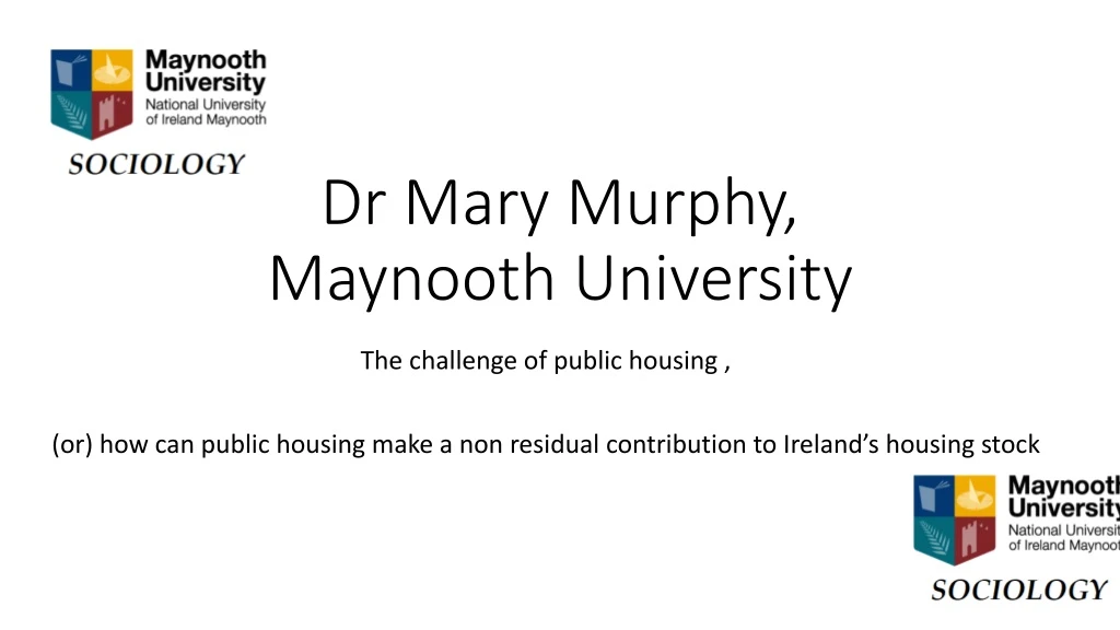 dr mary murphy maynooth university