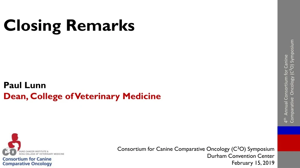 consortium for canine comparative oncology