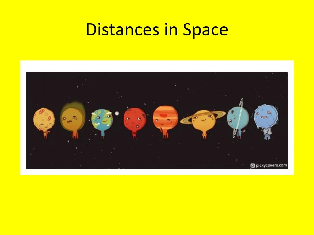 distances in space