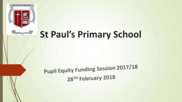 St Paul’s Primary School