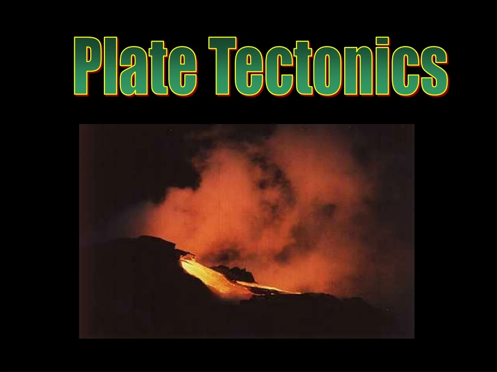 plate tectonics