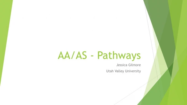 AA/AS - Pathways