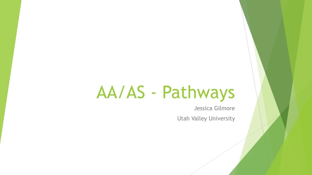 aa as pathways