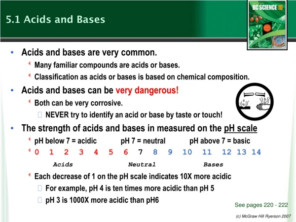5.1 Acids and Bases
