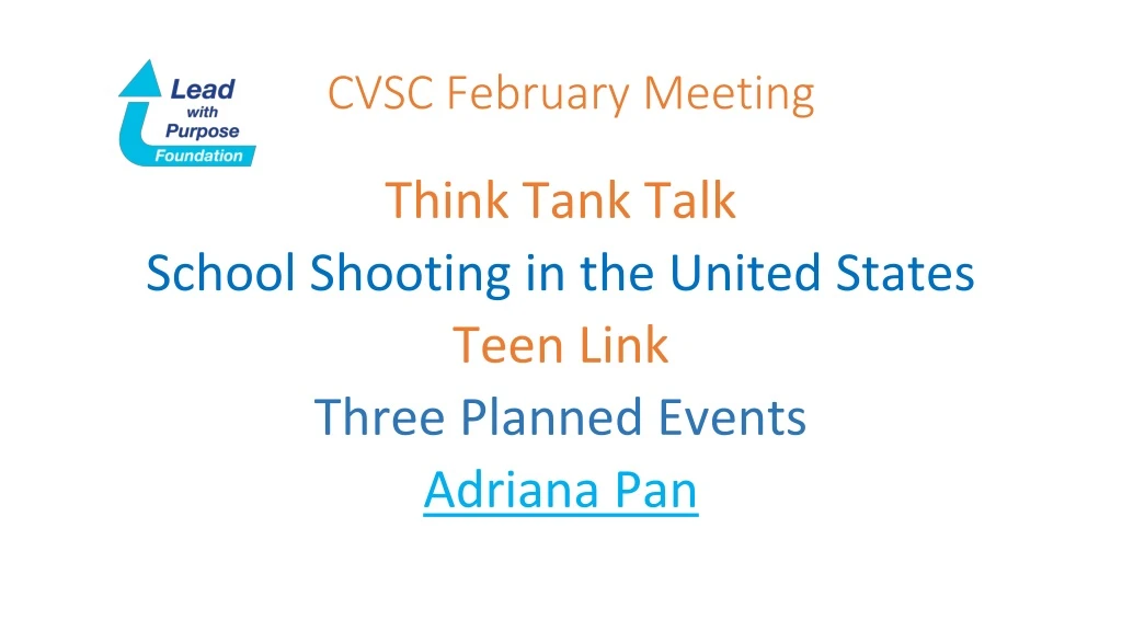 cvsc february meeting