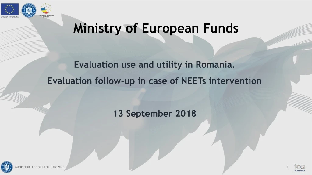 ministry of european funds