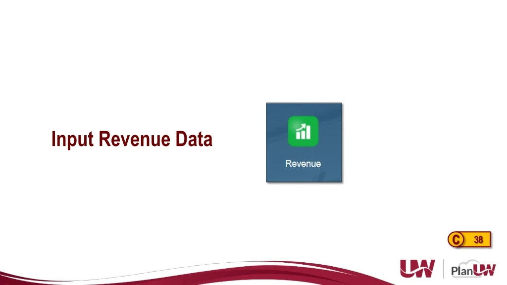 input revenue data