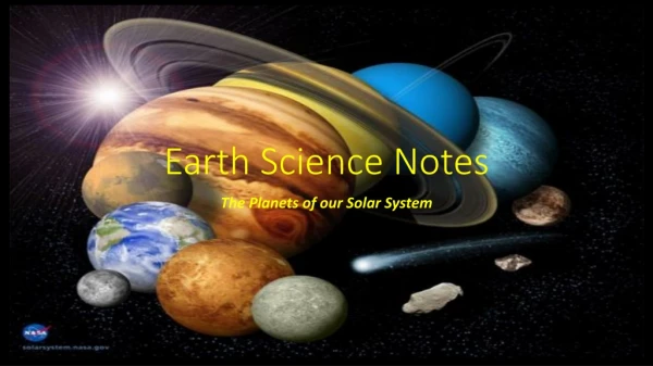 Earth Science Notes