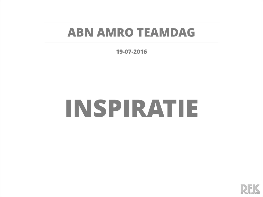 abn amro teamdag