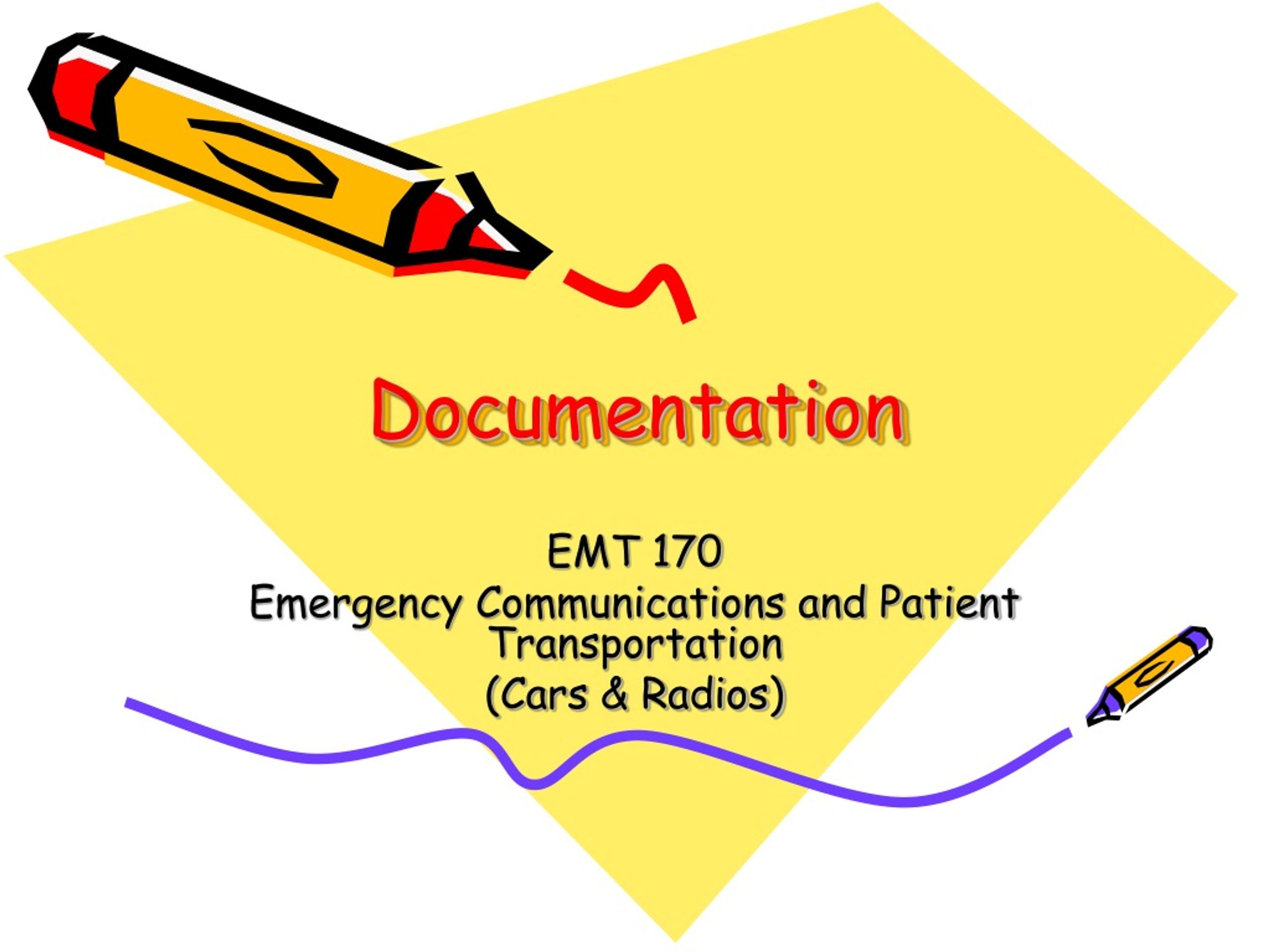 Documentation - slide 1
