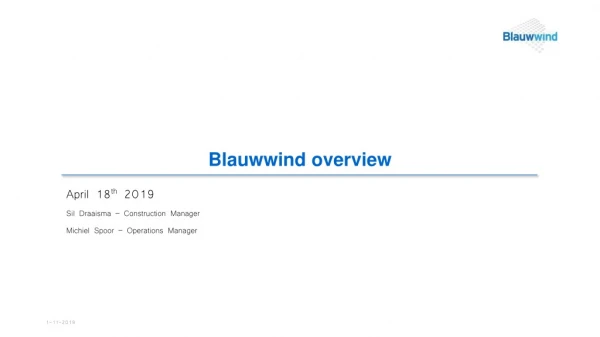 Blauwwind overview