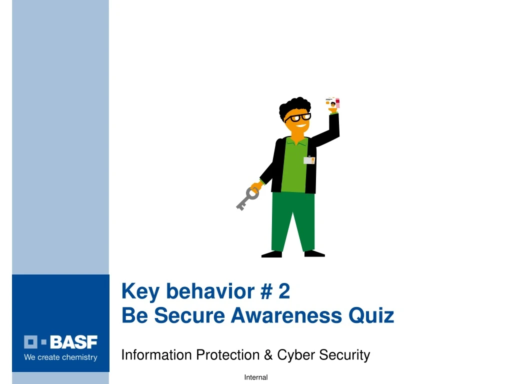 key behavior 2 be secure awareness quiz