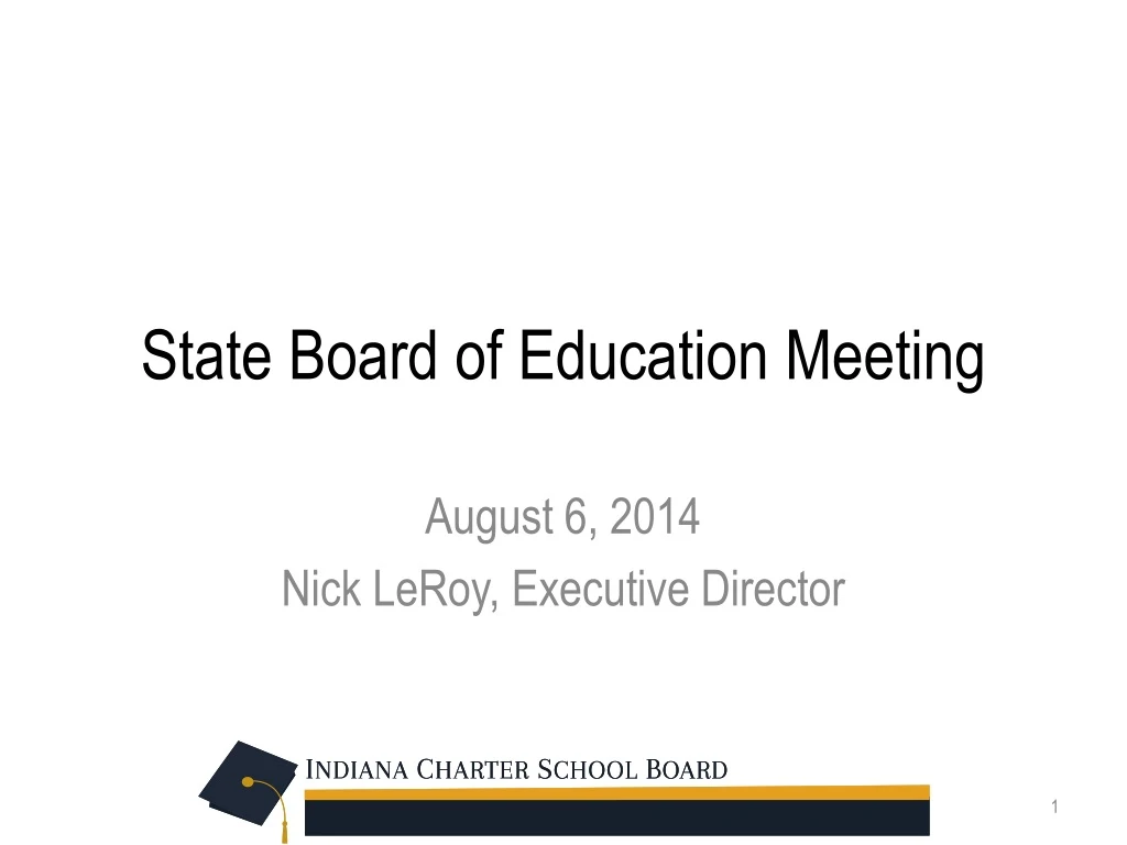 state board of education meeting