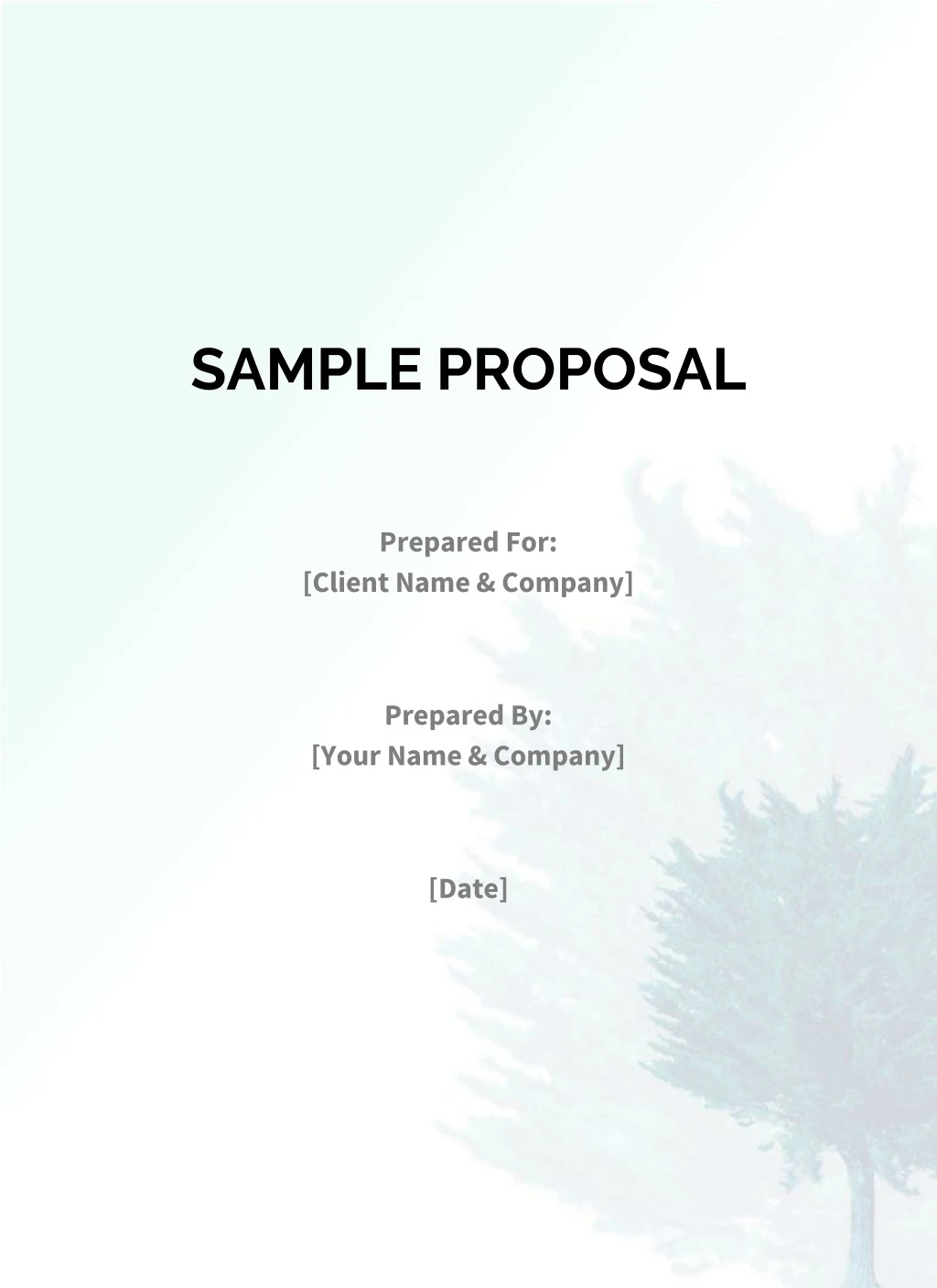 sample proposal