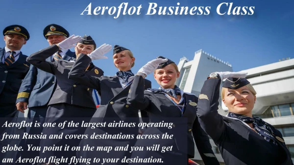 Services Available On Aeroflot Business Class Helpline Number