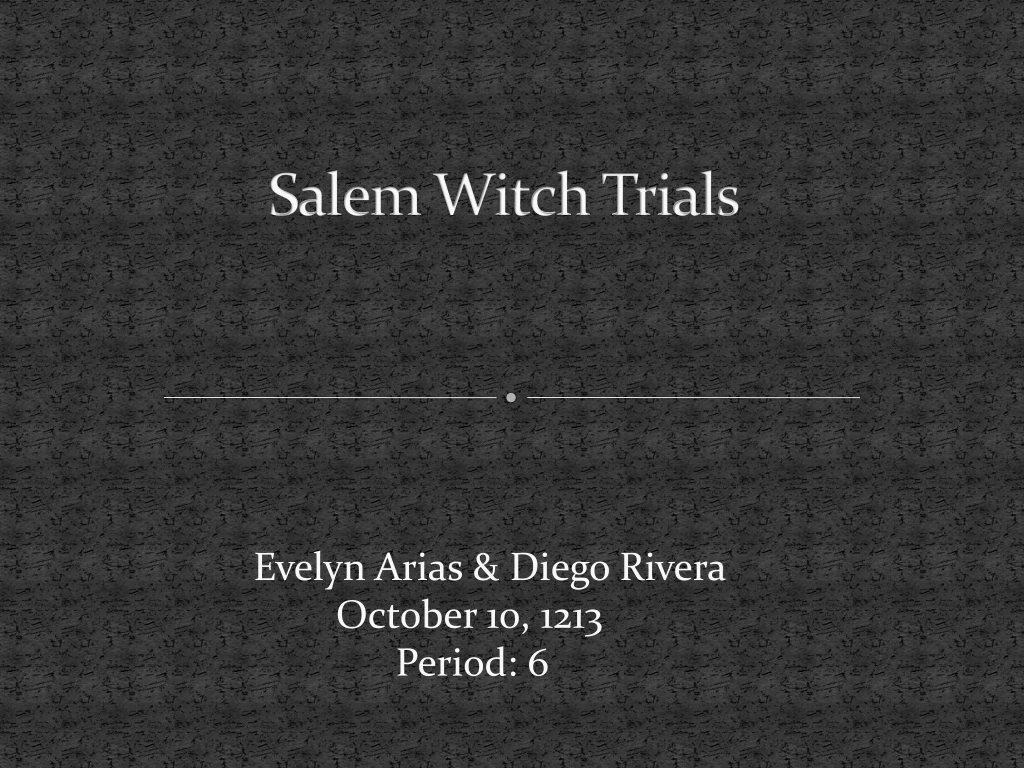 salem witch trials